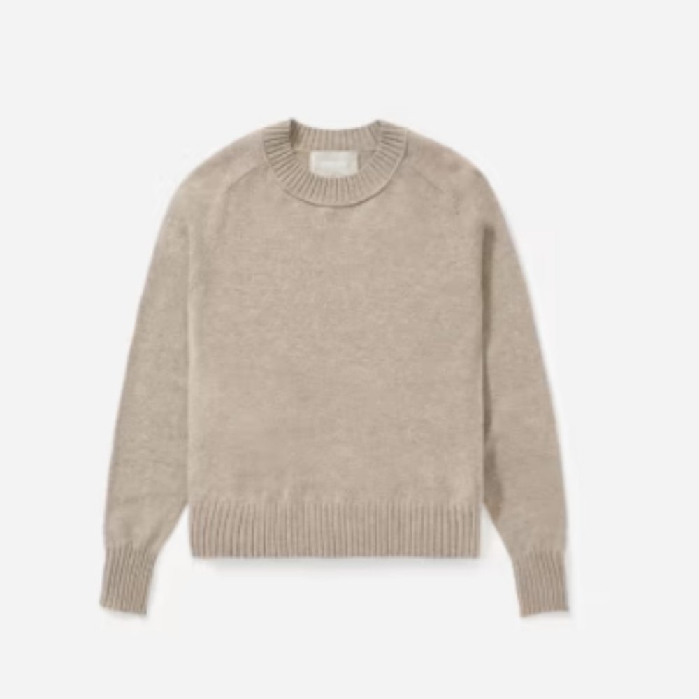 Everlane The ReCashmere Vintage Crew - Heathered Sand